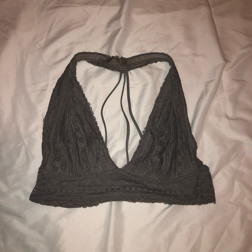 Gray bralette